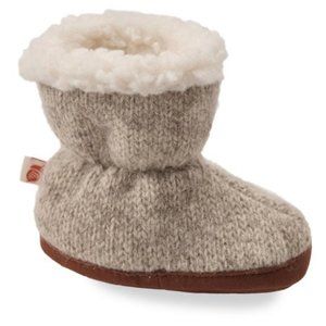 Acorn Ragg Wool Booties 0-6M